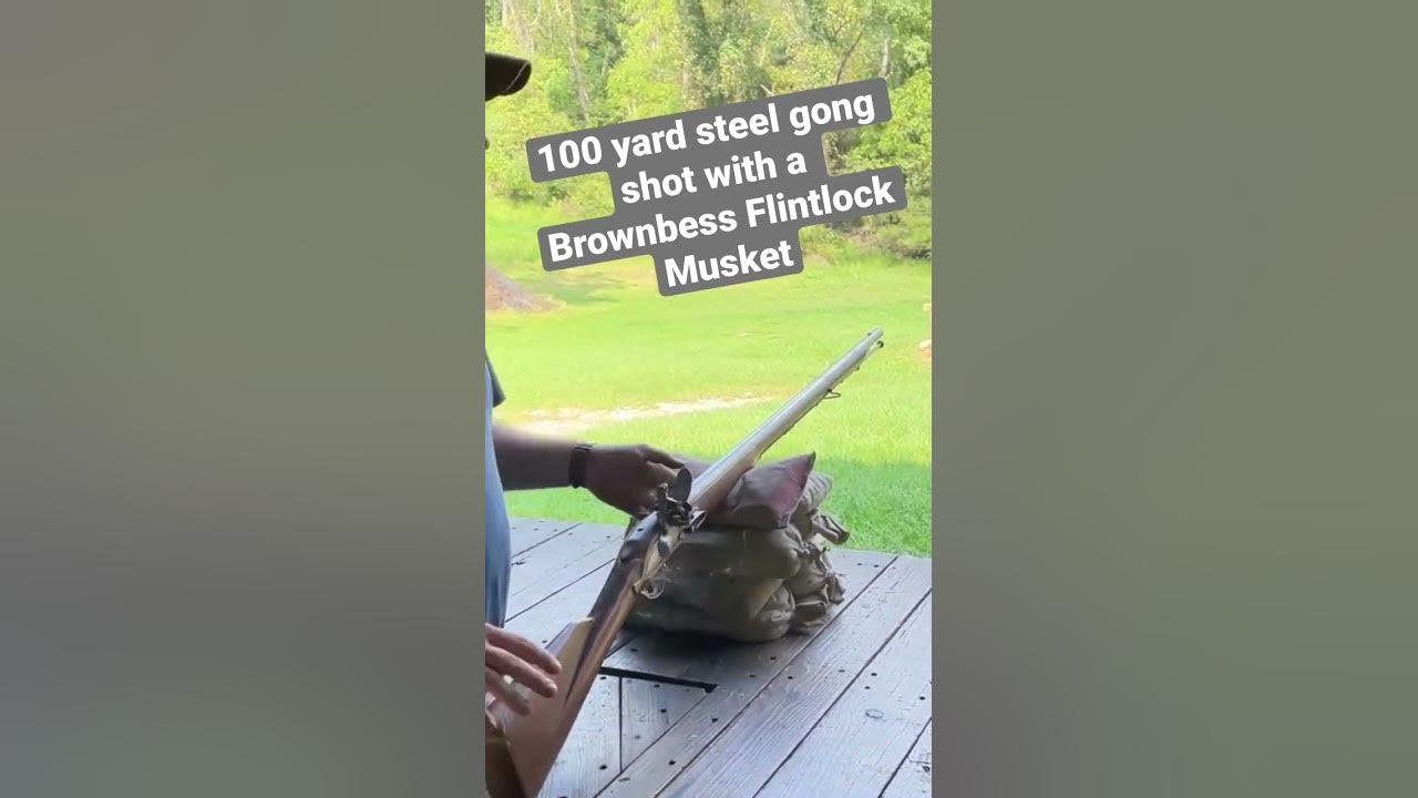 100-yard-steel-gong-shot-with-a-brownbess-flintlock-musket-shorts