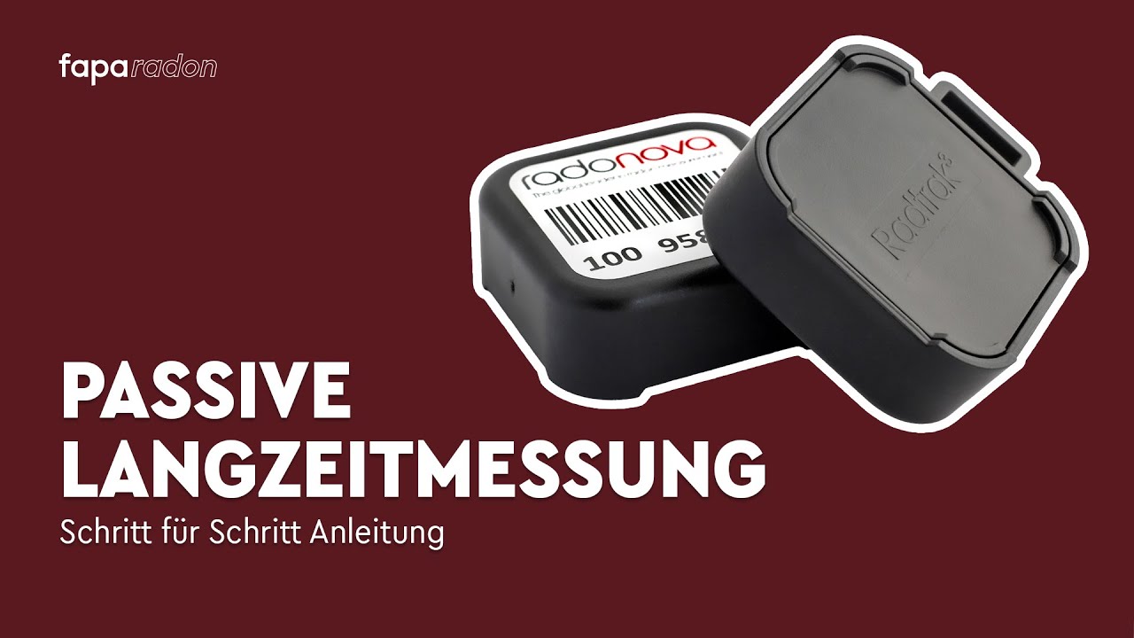 So funktioniert die Radonmessung: Anleitung für die passive Langzeitmessung