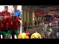 شوفو فرحة المغاوبة لي فقطر لبارح استقبلو المنتخب بالورد Shorts 