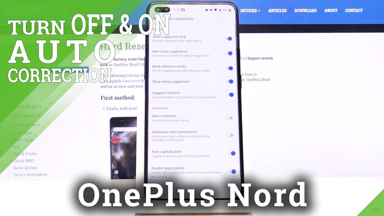 How to Activate Autocorrection Feature in OnePlus Nord – Text Correction