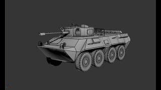Modeling BTR 90 3ds max tutorial part - 1