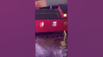 Southern Railway Wood Caboose w/ Interior Lights Turned On Danville County Railroad Layout COOL!!!