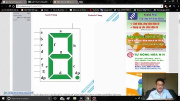 Giao tiếp PIC 16F887 với led 7 đoạn