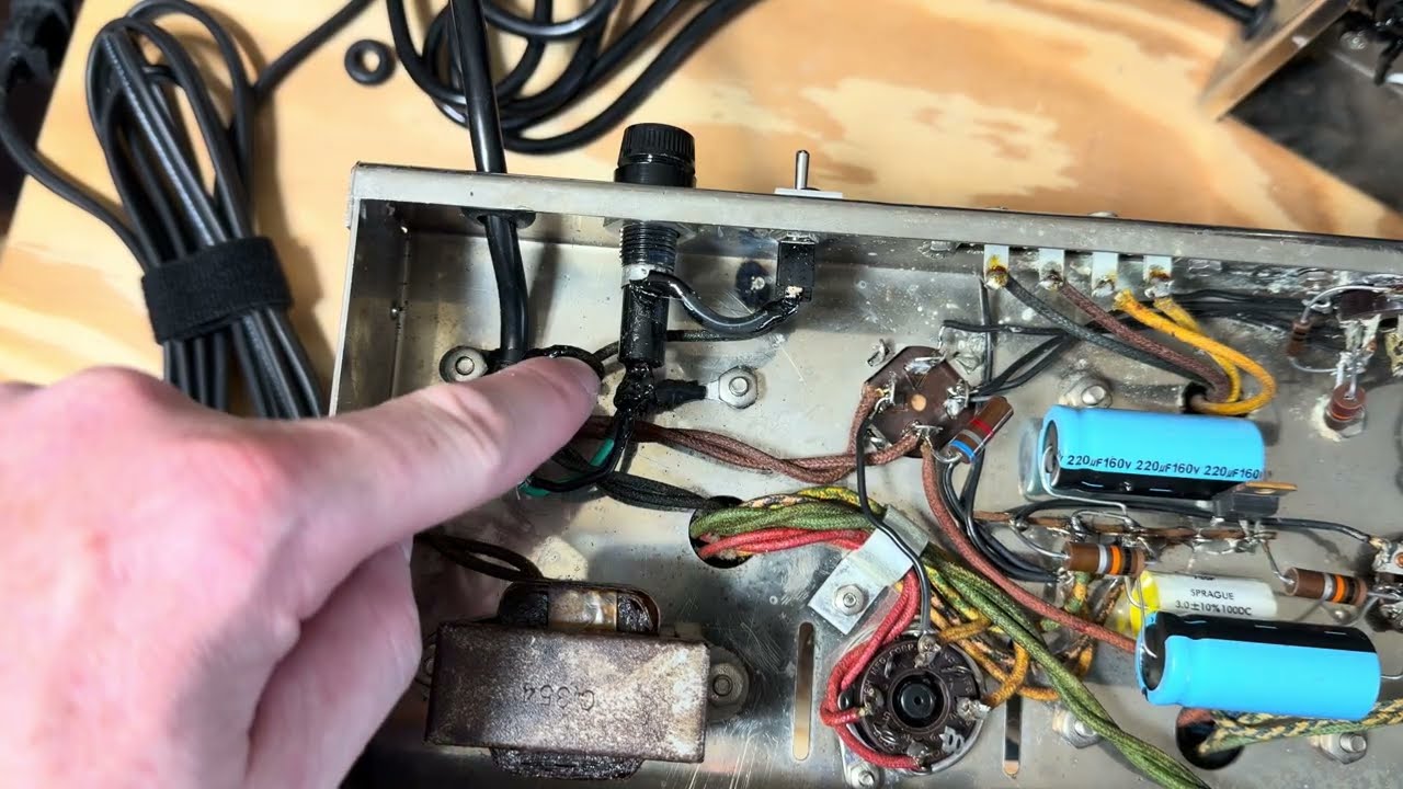 Замена сетевого шнура Dynakit MK IV