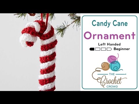How to Crochet A Candy Cane - YouTube