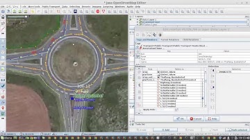 Adding forked ways to a roundabout using Python script with JOSM