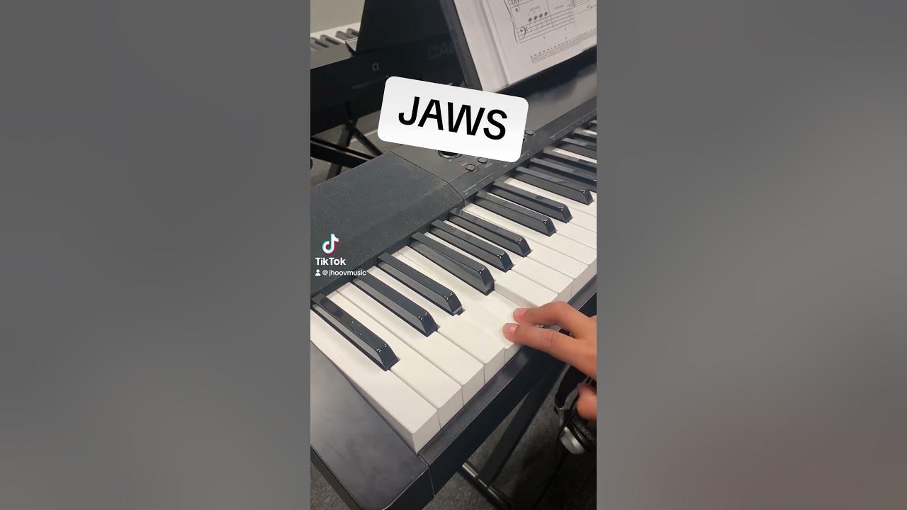 Jaws Theme! #easy #Jaws #theme #piano