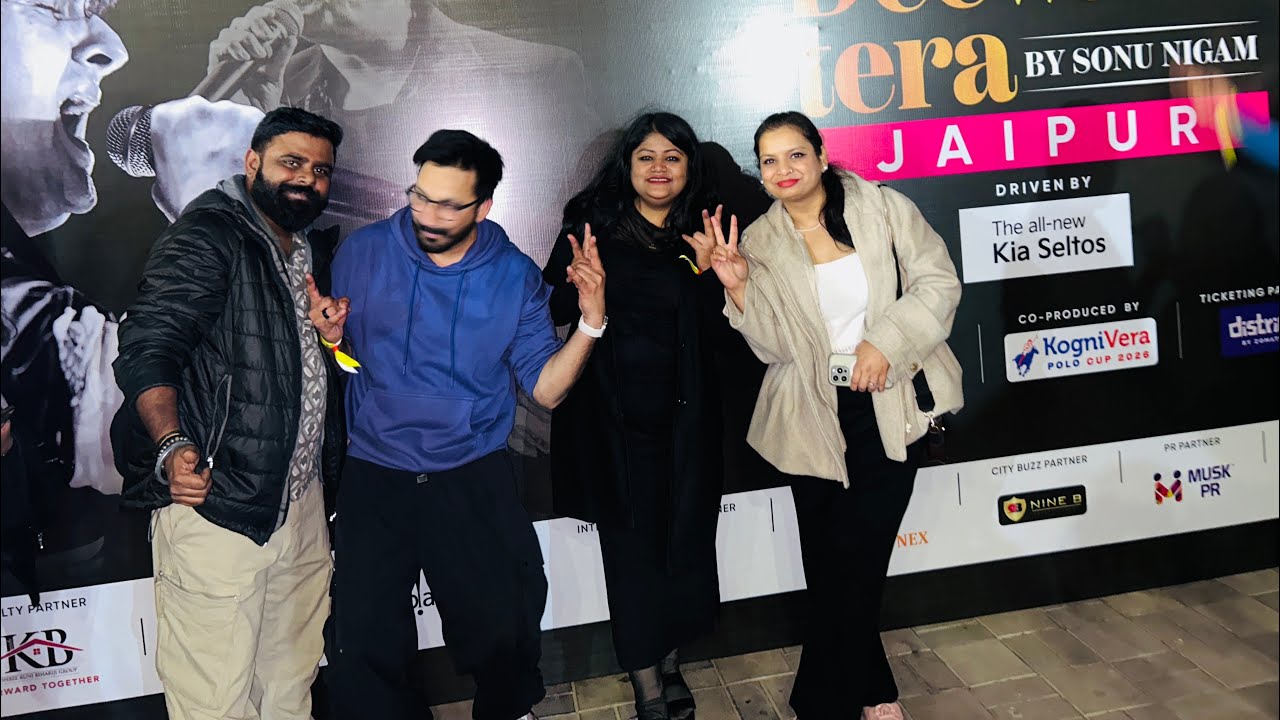 Kya concert overhype  hote hai 🧐 meri Life Ka Pehla Concert 😍 | Sonu Nigam Live in Jaipur 