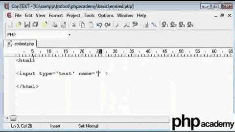 Embedding PHP - Telugu