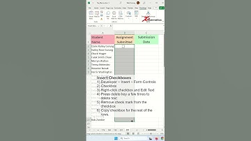 Date stamp every checkbox in Excel - PART 1 - Excel Tips and Tricks