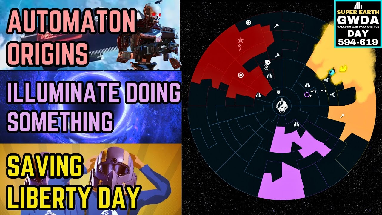 Новые открытия, День Свободы под угрозой! - Helldivers 2: Дни Галактической войны 594-619 (23.09....