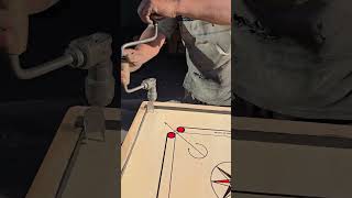 Carrom Board Pocket Cutting #asmr #satisfying #making #satisfyingvideo #manufacturing #carrom