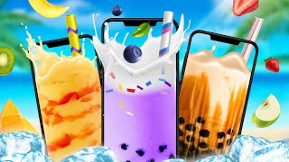 Cocktail in diy Boba: Tasty tea simulator Game Gameplay! cocktail #BestHybridGames #gaming  screenshot 2