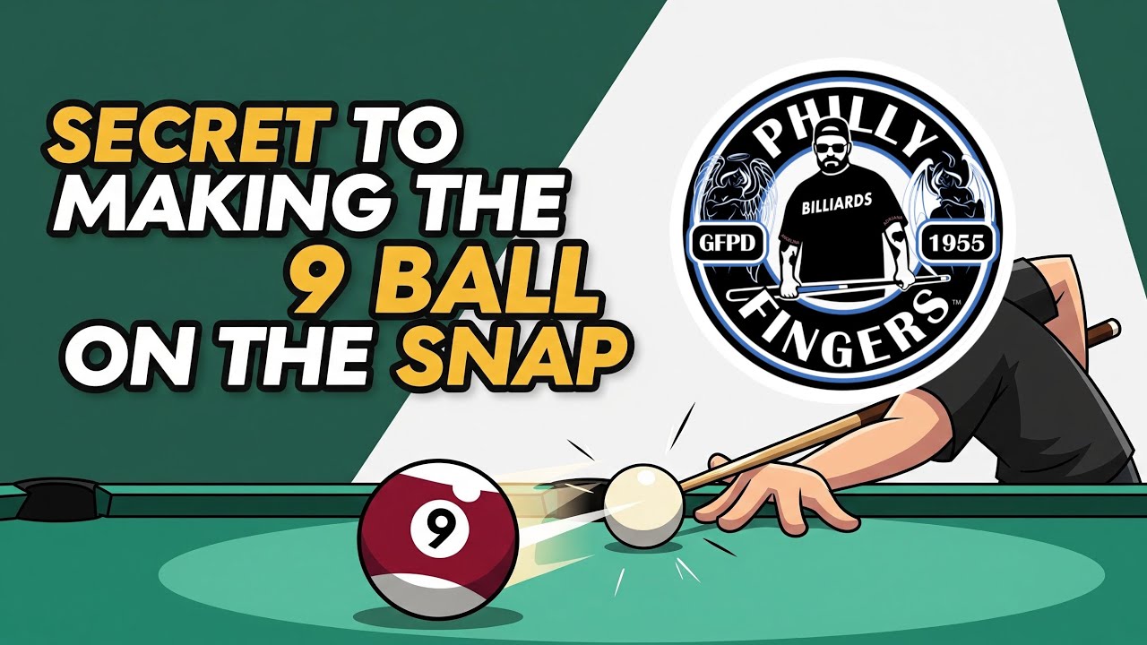 The Secret to pocketing the 9 ball on the snap. billiards 9ball YouTube