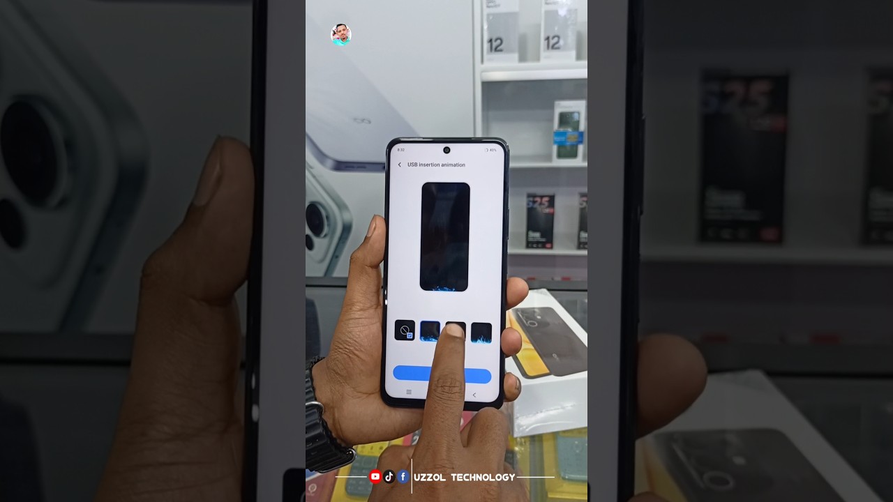 How To Vivo Y29 USB insertion Animation Setting