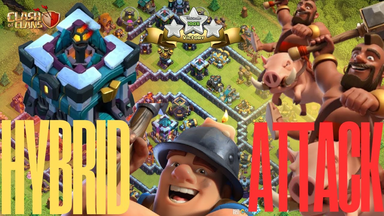 This Royal Champion Trick Makes TH13 Hybrid INSANELY Consistent! 