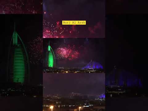 Burj Al Arab | Dubai | #travel #dubai #burjalarab #fireworks #tiktok #viral #shorts