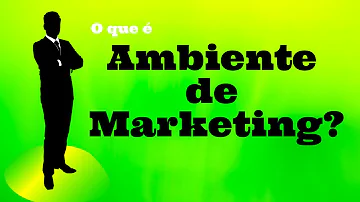 Como é composto o ambiente de marketing?