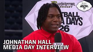Johnathan Hall Interview at 2026 Monster Energy Big 12 Football Media Days
