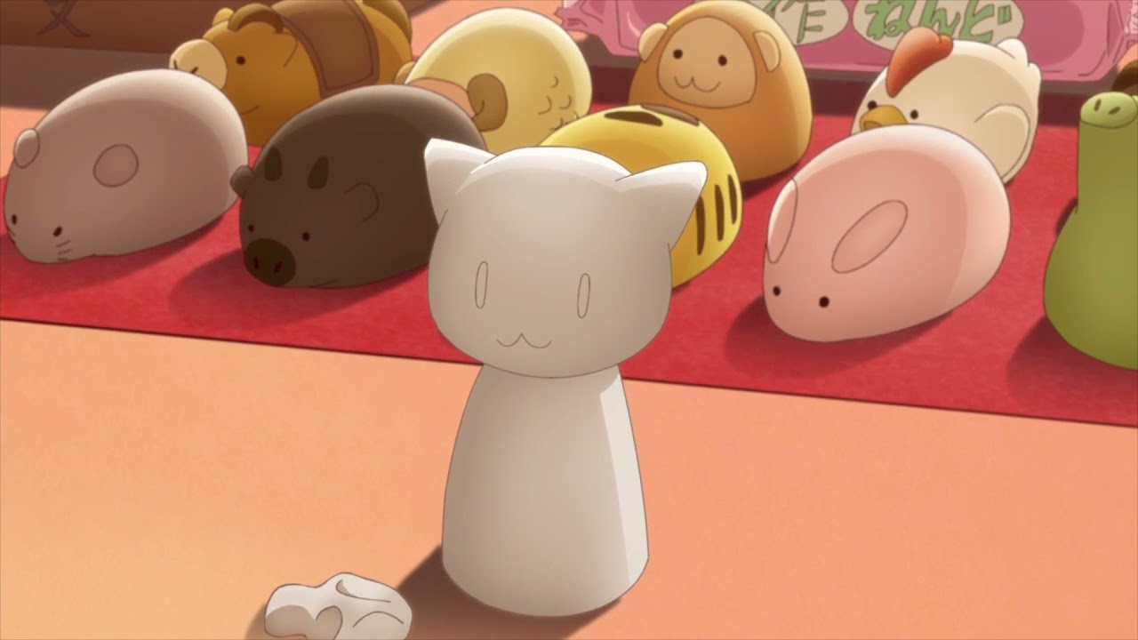 Fruits Basket Kyo finds Tohru making a cat figurine of him YouTube