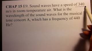 BMCC PHY 110 CHAP 15 E9