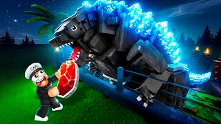 I added GODZILLA KAIJU to my DINOSAUR PARK in ROBLOX