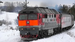 Тэп70-0526 С Пригородным Поездом Алапаевск - Предтурье И Приветливой Бригадой