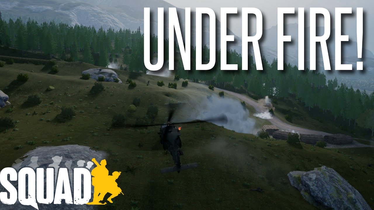 Epic MILSIM Ambush – Helicopter Insert Under Fire | Squad Pilot Gameplay