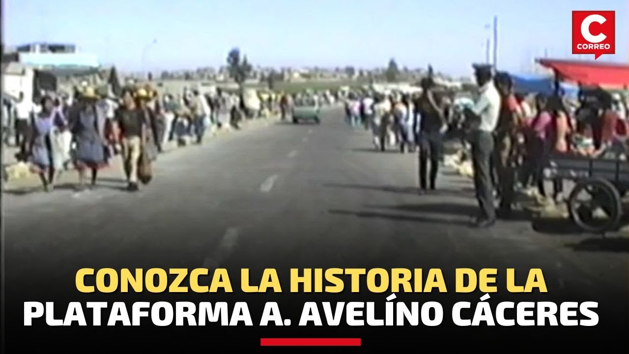 Arequipa: Así nació la plataforma comercial Andrés Avelino Cáceres
