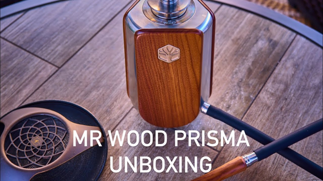 Unboxing and Review of the New Mr Wood Prisma Hookah