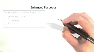 Enhanced For Loop - Intro to Java Programming
