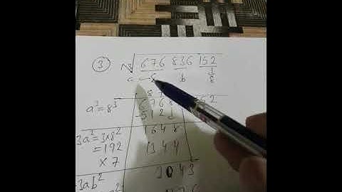 VEDIC MATHS, PART 7, Topic  : Cube root of 9 digits numbers(Division and viloknam sutra)