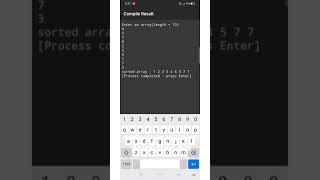 C program to sort an array using bubble sort algorithm | copy code from description box screenshot 5
