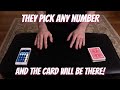 Card At ANY Number - Impossible Card Trick Performance/Tutorial