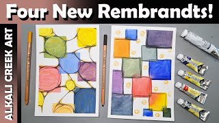 Four New-To-Me Rembrandt Watercolors and an UPCRATE Unboxing and Play!