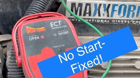 No Start- Problem Fixed!  How To Find An Open Circuit in a Wire Harness