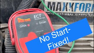 No Start- Problem Fixed How To Find An Open Circuit In A Wire Harness