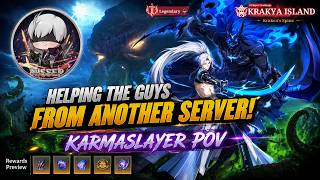 Ajudando galera de outro servidor a fazer Kraken Lenda?! | Karmaslayer PoV