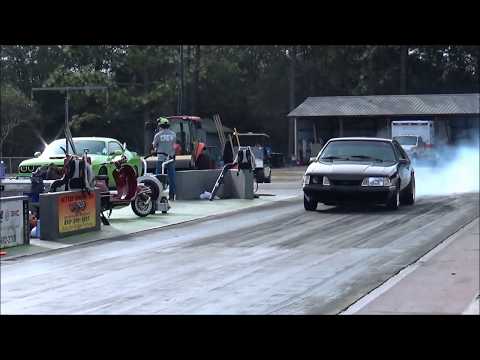 50tussin & Jonathan foxbody mustangs vs hellcat