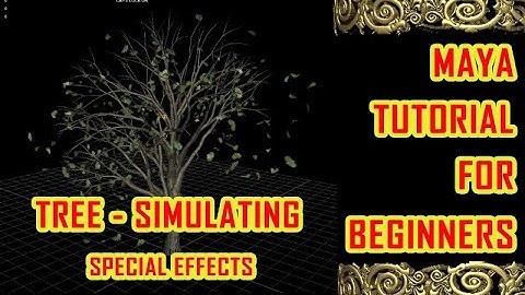 TREE   Simulating Special Effects MAYA | MAYA NCLOTH TUTORIAL | MAYA TREE SIMULATION