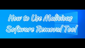 How to use MRT tool on Windows to scan viruses!