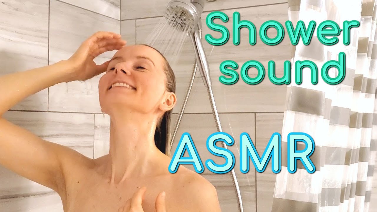 Shower Sound Washing My Hair & Massage My Neck ASMR Relaxing Water