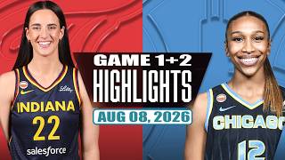 Indiana Fever vs Chicago Sky Game 1st+2nd Highlights Aug 08 ,2026 WNBA Season 2026.