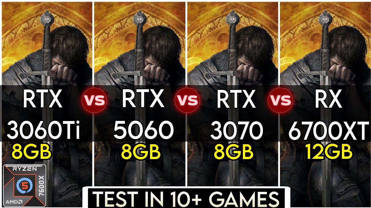 RTX 3060 Ti vs RTX 5060 vs RTX 3070 vs RX 6700 XT - Test In 10+ Games ...