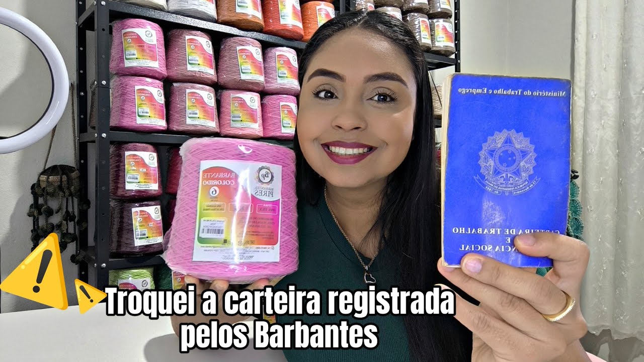 Como eu deixei a Carteira Registrada para viver do Crochê 🚨⁉️