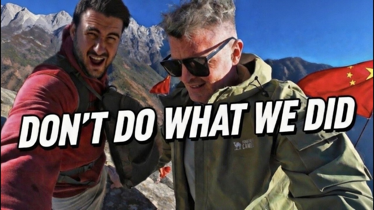 Wild camping China's BRUTAL Tiger Leaping Gorge