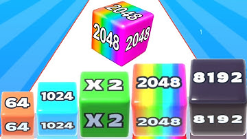 Jelly Run 2048 Infinity Mode Max Level Gameplay