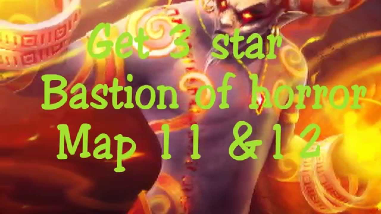 Throne Rush - Bastion of Horror Castle 11 and 12, 3 star stragety