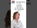Learn dutch NUMBERS with me -  #dutch  #languagelearning #dutchlanguage