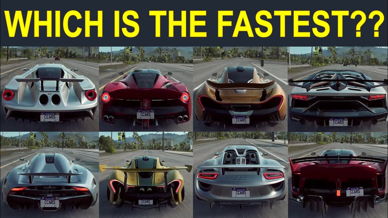 NFS Heat Hypercar Acceleration Battle! Regera, FXXK Evo, P1, P1 GTR